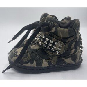 Links Shoes High Tops Girls Toddler Size 5‎ Camo Studded Sneakers